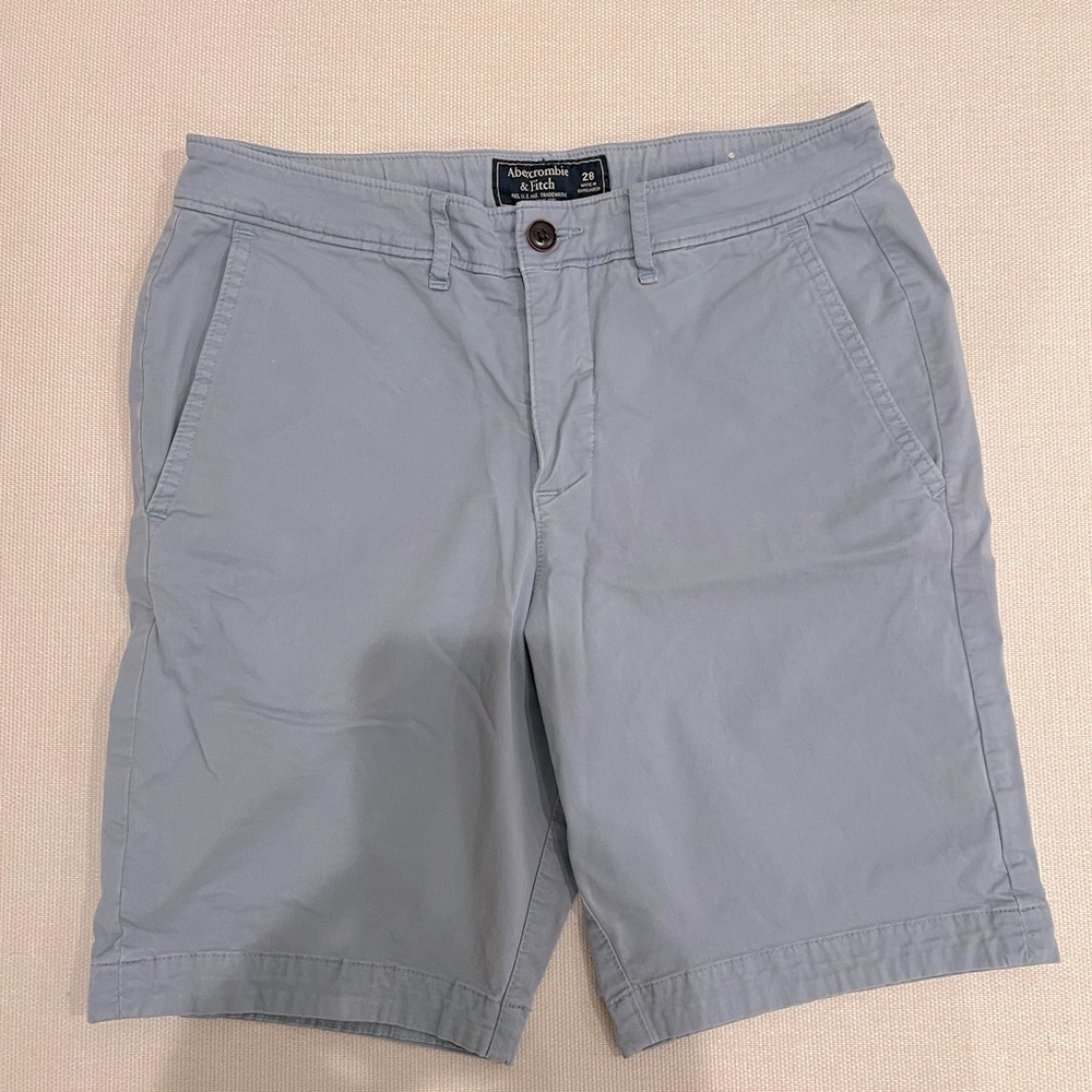 Abercrombie and Fitch men dressy shorts 9” seam